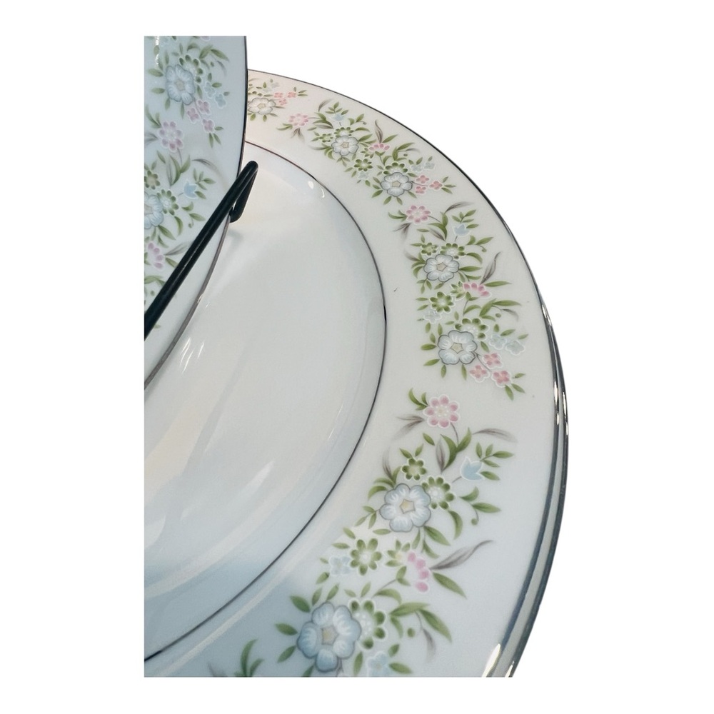 Vintage Taihei Japan Fine China Dinner Plates Set of 6 Floral Garland - Picture 2 of 4